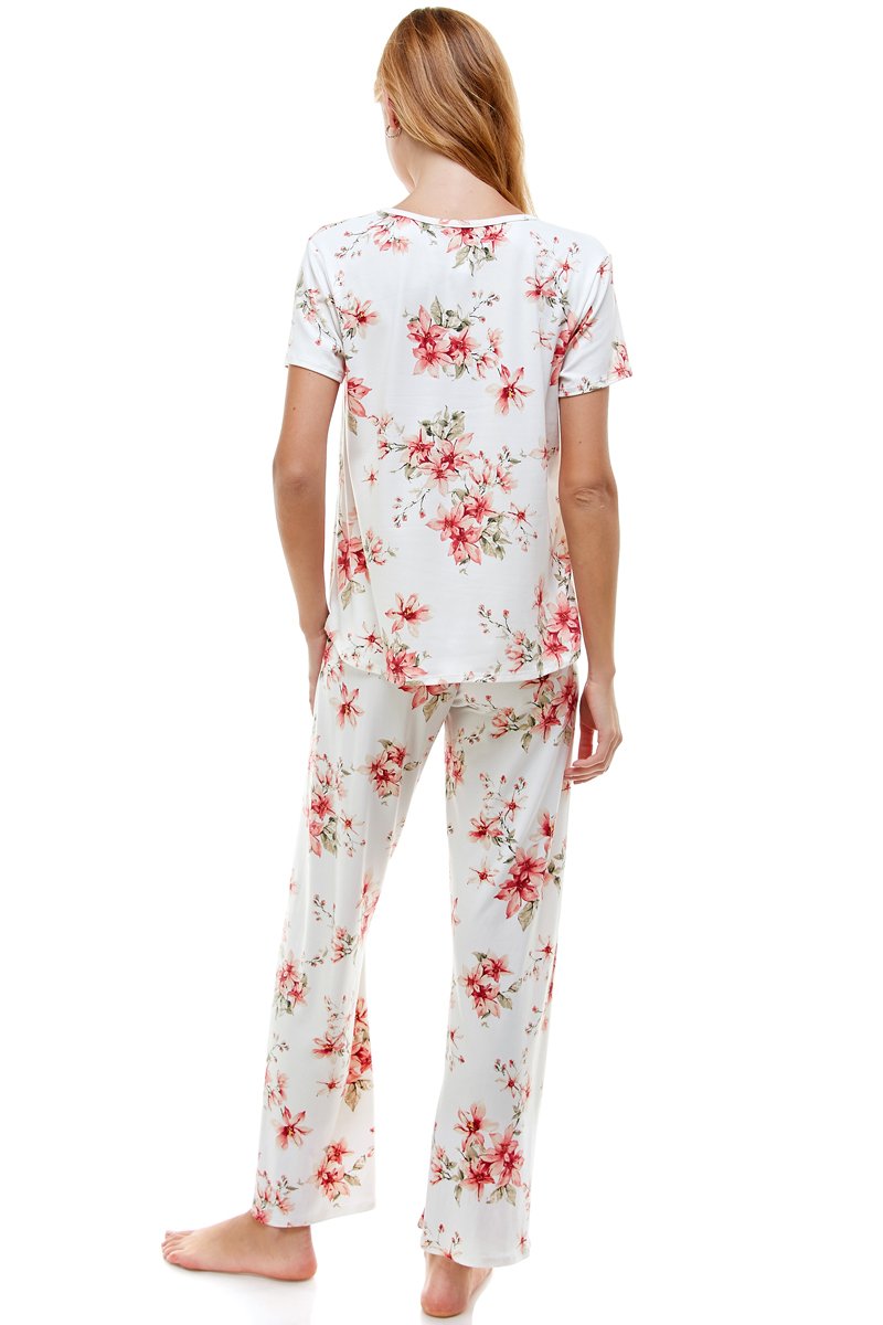 Women's Floral Print Lounge Set