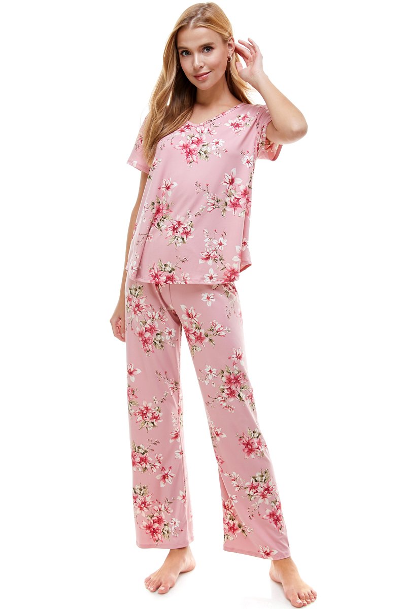 Women's Floral Print Lounge Set