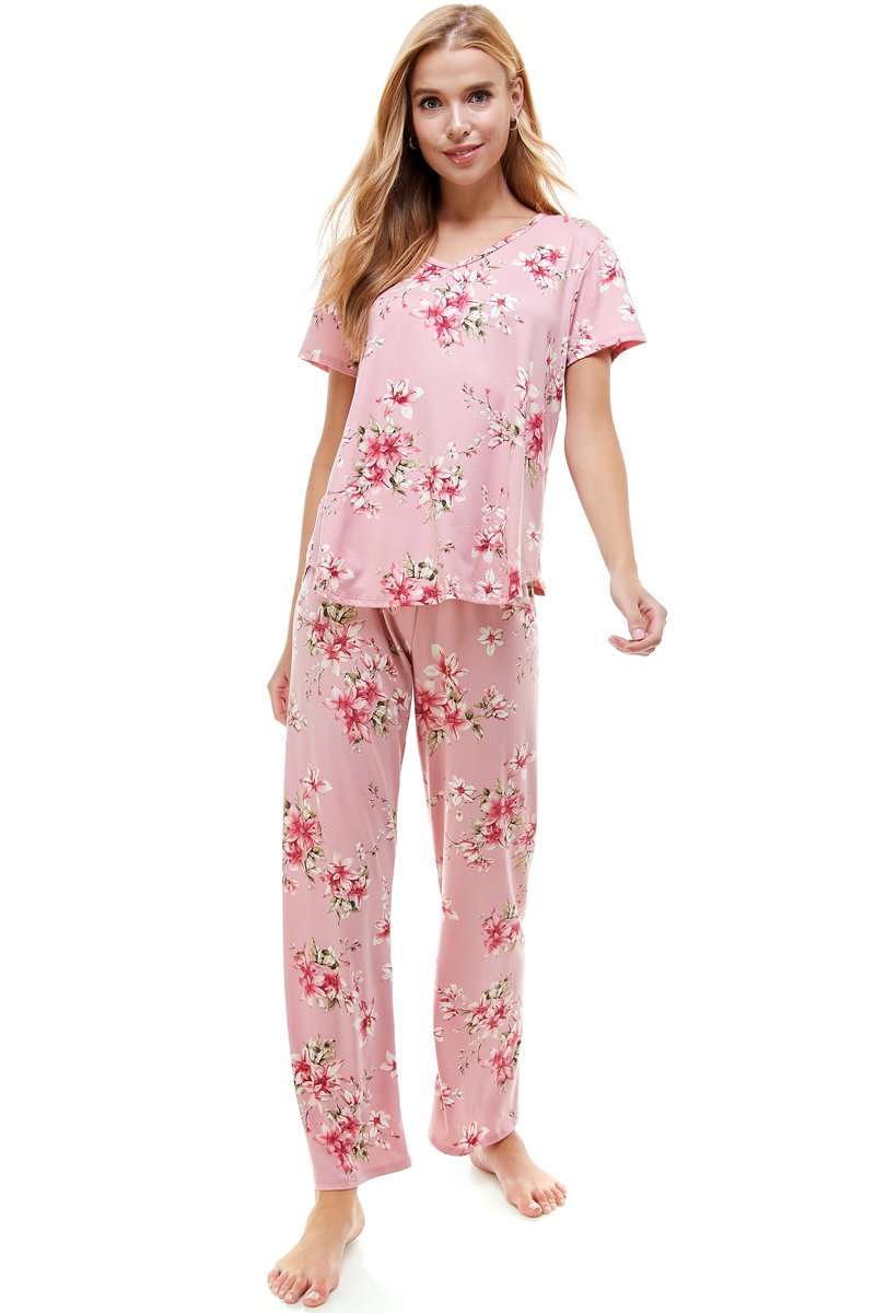 Women's Floral Print Lounge Set