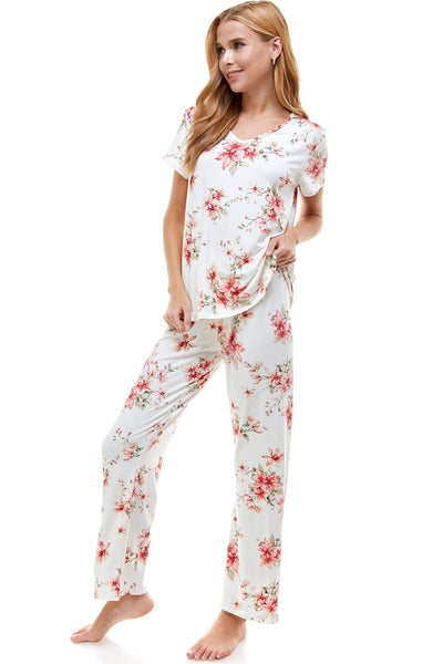 Women's Floral Print Lounge Set