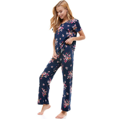 Women's Floral Print Lounge Set