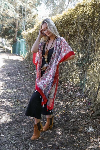 Paisley Floral Patchwork Kimono